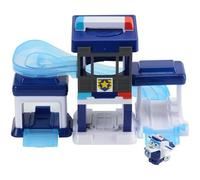 SUPER WINGS Playset ""Paul's Police Station"" + 1 figurine ""Pop-Transform""
