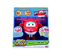 Figurine transformable SUPER WINGS - Jett - Jouet interactif 16cm - Mixte - A partir de 3 ans