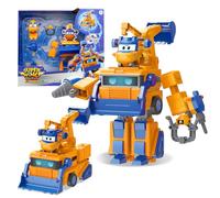 Super Wings Robot Transformable Marty, 16 cm de Haut, Jouet Robot et véhicule Transformable 2 en 1, avec Figurine de 5 cm de Haut, Jouet pour Enfants de 3 Ans et Plus, garçons et Filles, Orange