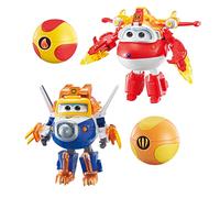 Super Wings S6 5 inches Transforming Jett & Paul - Super Power Robots Deformation to Airplane Action Figures Anime Kid Toys