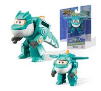 Super Wings Tino Dinosaure Jouets Transformeing de 5 cm, transformateurs 2 en 1 pour Garçons et Filles Jouets Dinosaures Cadeaux pour 3+ Ans