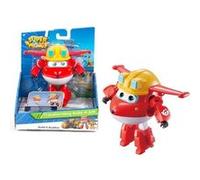 SUPER WINGS - TRANSFORMING JETT CONSTRUCTION - Avion Jouet Transformable et Figurine Robot Jouet Enfant - Personnage et Robot Tr G