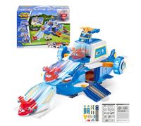 Super Wings World Aircraft Playset Saison 5 + 1 Figurines Tab, Jouet Enfant 2 3 4 5 6 7 8 Ans Garcon Fille