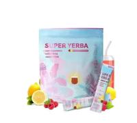 Super Yerba Magic, Yerba Mate Instant Tea Powder, Raspberry Lemonade Tea Powder, Focus Et Gut Health Support 30 Packs ,1 pcs
