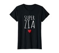 Super Zia Amore Cuore Migliore Zia del Mondo Regalo T-Shirt