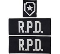 Super6props R.P.D. de Raccoon City Lot de 3 Patchs de Gilet Tactique pour Costume/Cosplay.