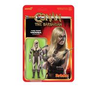 Super7 Conan Le Barbare War Paint Valeria, Figurine articulée Conan 9,5 cm, avec Accessoires de Collection et Jouets rétro de Film culte
