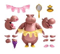 Fantasia - Figurine Disney Ultimates Hyacinth Hippo 18 Cm