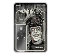 Super7 - The Munsters Reaction Wave 3 - Biker Herman (Grayscale) [Collectables] Action Figure, Figure, Collectible