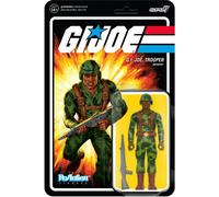 Super7 - G.I. Joe Reaction Wave 4 - Trooper Clean Shaven (Brown) [Collectables] Action Figure, Figure, Collectible