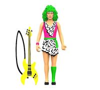 Super7 Jem and The Holograms Pizzaz (néon) - Figurine d'action Jem et Les hologrammes 9,5 cm avec Accessoire de Musique Classique à Collectionner et Jouets rétro