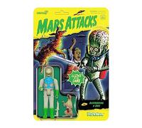 SUPER7 Mars Attacks Figurine de réaction phosphorescente 9,5 cm