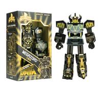 Super7 - Mighty Morphin Power Rangers Super Cyborg - Megazord Black / Gold [Collectables] Action Figure, Figure, Collectible