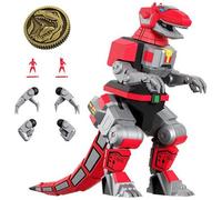 Super7 - Mighty Morphin Power Rangers Ultimates! Wave 1 - Tyrannosaurus Dinozord [Collectables] Action Figure, Figure, Collectible