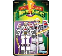Super7 - Mighty Morphin Power Rangers Wave 4 - White Tigerzord Warrior Mode [Collectables] Action Figure, Figure, Collectible