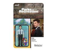 SUPER7 Parks and Recreation Ben Wyatt - Figurine d'action Parcs and Rec 9,5 cm avec Accessoire de série télévisée Classique à Collectionner et Jouets de Culture Pop