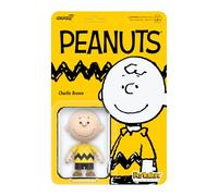 Super7 Peanuts Charlie Brown - Figurine Peanuts de 9,5 cm classique de dessin animé à collectionner et jouets rétro