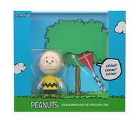 Super7 Peanuts Reaction Figures - Charlie Brown et l'arbre mangeur de cerf-Volant (boîte de Diorama) Action Figure