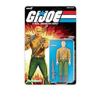 Super7 Reaction+ G.I. Joe Duke (dessin animé) - Figurine G.I. Joe avec accessoires de collection et jouets rétro 9,5 cm