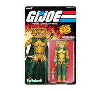 Super7 Reaction+ G.I. Joe Serpentor (Dessin animé) - Figurine G.I. Joe 9,5 cm avec Accessoire Classique de Dessin animé et Jouets rétro