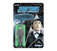 Super7 Star Trek : The Next Generation Victorian Data Figurine Star Trek 9,5 cm avec accessoire de série télévisée classique à collectionner et jouets rétro