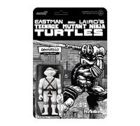 Super7 Teenage Mutant Ninja Turtles Donatello (Comic Grayscale) - Figurine TMNT 9,5 cm avec Accessoires de Collection de Dessin animé Classique