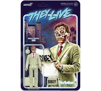 Super7 - They Live Reaction Wave 2 - Male Ghoul (Glow) [Collectables] Action Figure, Figure, Collectible