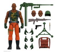 Super7 Ultimates! G.I. Joe Roadblock - Figurine G.I. Joe 17,8 cm avec Accessoires, Collection de Dessins animés Classiques et Jouets rétro