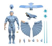 Super7 ULTIMATES! SilverHawks Quicksilver - Figurine SilverHawks de 17,8 cm avec Accessoires, Objets de Collection Classiques et Jouets rétro