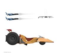 Super7 Ultimates SilverHawks Space Racer - Figurine SilverHawks de 17,8 cm avec Accessoires, Objets de Collection Classiques et Jouets rétro