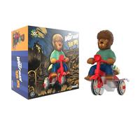 Super7 Universal Monsters Super Cycles Figurine The Wolf Man Marron avec Trike Rouge