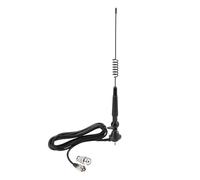 Superbat Antenne radio CB 27 MHz UHF VHF PL259 et BNC mâle avec base rotative réglable compatible avec Bearcat Radioddity Texas Ranger RoadKing Véhicule Voiture Camion Bateau Radios CB