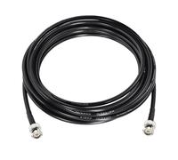Superbat Câble BNC RG58 5 m, câble coaxial 50 Ohm mâle à mâle d'extension à faible perte pour scanner radio, antenne/analyseur de spectre, caméra de surveillance et appareils de test