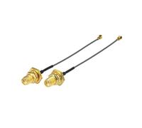 Superbat Câble Mini PCI vers SMA Femelle 8cm à Faible Perte pour Cartes Mini PCIe de Routeurs Sans Fil Extension Réseau Pigtail avec Panneau PCI WiFi WAN Répéteur Lot de 2