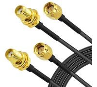 Superbat Câble Rallonge SMA RG174 2m Rallonge Antenne WIFI Mâle vers Femelle Câble d'Extension SMA RF 50Ohm pour 4G LTE, Routeur, Antenne WIFI/GPS/4G, Modem 5G, Radio Ham, SDR, etc(2 pièces)