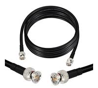 Superbat Câble SDI BNC 3G/6G/12G (Belden 1694A Noir) 3 m/4,6 m/7,6 m/15,2 m/30,5 m, prend en charge les systèmes de caméra de sécurité vidéo HD-SDI/4K