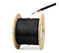 Superbat RG174 Câble coaxial RF noir 50 Ohm Mini Connecteur BNC SMA Fakra pour câble radio ou fil d'antenne DIY (10 m)