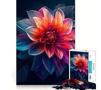 Superbe Affiche de Fleurs, Puzzle de 1000 pièces pour Adultes et Adolescents, Jeu de réflexion, Loisirs, Bords précis, décoration Murale 38x52cm