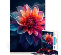Superbe Affiche de Fleurs, Puzzle de 1000 pièces pour Adultes, Jeu de logique pour stimuler Les Liens familiaux, Finition Premium, Cadeau Premium 50x75cm