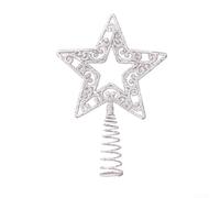 Superbe arbre à paillettes en forme d'étoile - Une décoration indispensable pour les arbres de Noël, les événements et la décoration de la maison (ArgentA)