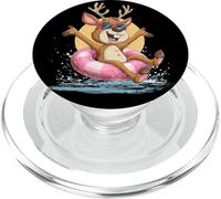 Superbe Bague et Lunettes de Soleil avec Renne en Vacances PopSockets PopGrip pour MagSafe