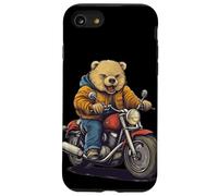 Superbe balade sauvage avec ce motif d'ours motard Coque pour iPhone SE (2020) / 7 / 8