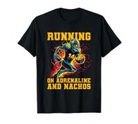 Superbe ballon de football adrénaline avec nachos et ce squelette T-Shirt