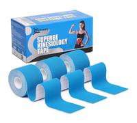 Superbe Bande Kinesiologie K Taping Pack de 3 Tape Sport 5cm x 5m (Bleu)