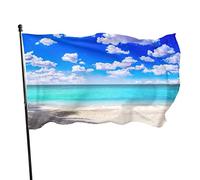 Superbe bannière de sports de plein air en polyester résistant à la décoloration avec 2 œillets en laiton pour intérieur et extérieur 91 x 152 cm