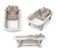 SUPERBE BEBE Baignoire Bébé XXL sur Pied avec Coussin de Bain pour Nouveau-Né et Nourrisson