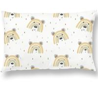SUPERBE BEBE Taie d'oreiller pour Enfant de Taille 40x60 en Coton OEKO-TEX - Housse Coussin 40x60 Douce et Confortable - Taie Oreiller 40x60 Enfant - Idéal pour la Chambre du Tout-Petit - 10 Colories