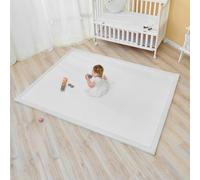 SUPERBE BEBE - Tapis De Jeu Et D’Éveil Bébé 150x200X2,5CM - Épais Et Anti-Choc - Mousse Mémoire De Forme Non Toxique Oeko-Tex - Tapis Chambre Bébé Et Enfant - Design Elegant (Ivoire)