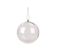 Superbe Boule de Noël en Or Rose - 14 cm, Facile à Utiliser, décoration Ronde, idéale pour la décoration de Vacances (1 pièce)