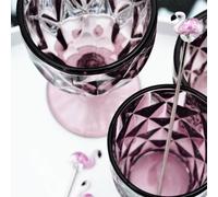 Superbe calice à vin en verre violet d'une contenance de 250 ml